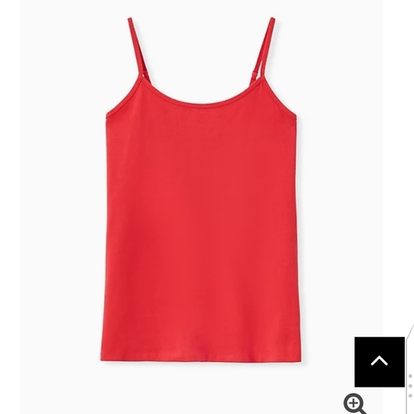 🆕RED SCOOP NECK FOXY CAMI - Picture 1 of 4
